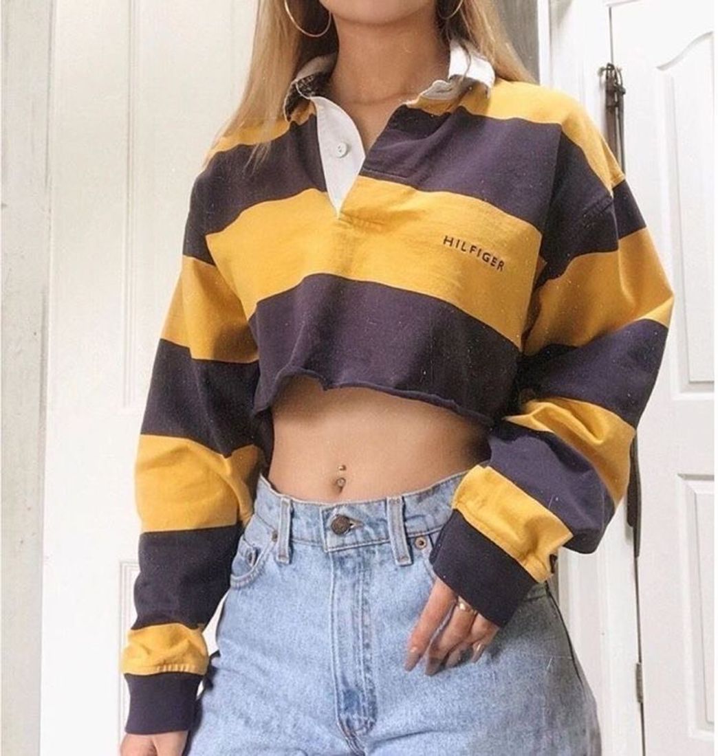 Fashion blusão hilfiger💛🖤