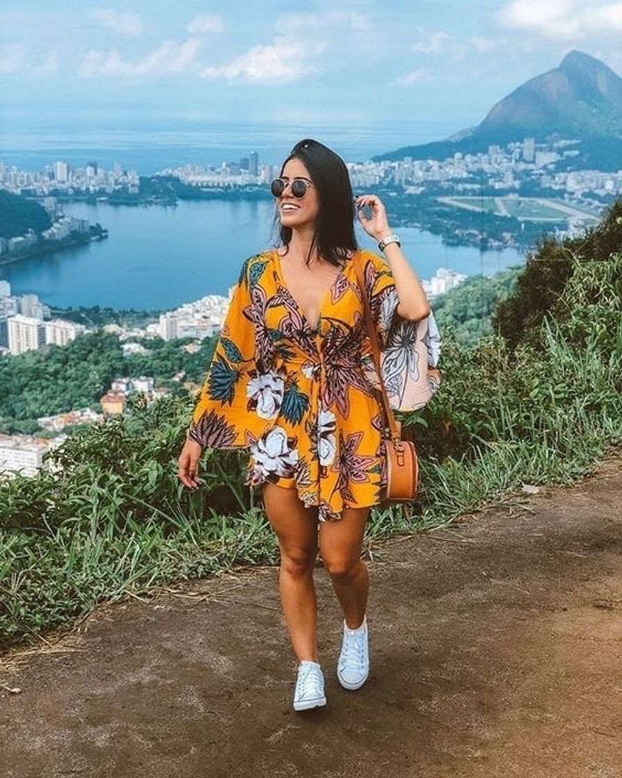 Moda vestidinho solto🧡