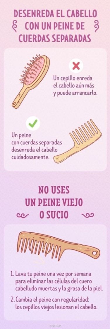 Moda Cómo cepillar el cabello