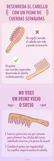 Cómo cepillar el cabello