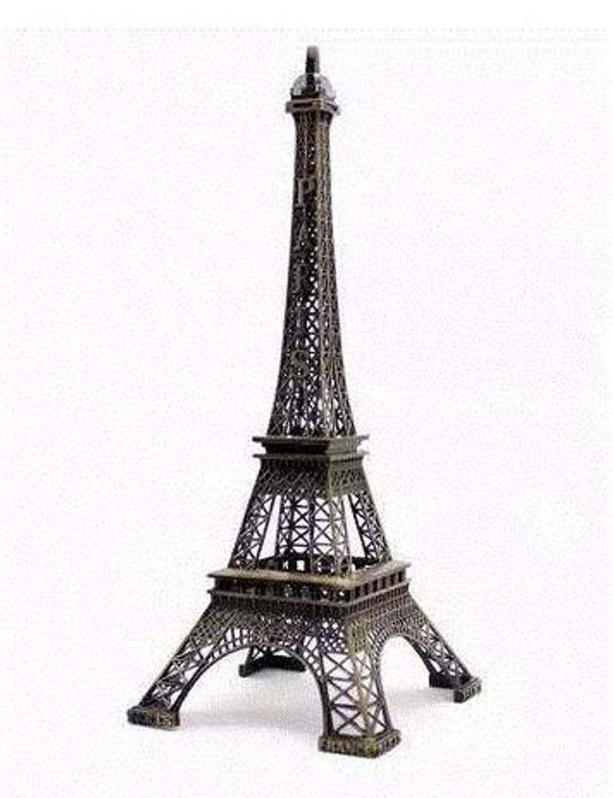 Moda Torre Eiffel Miniatura Paris em Metal para Decoração 10cm

