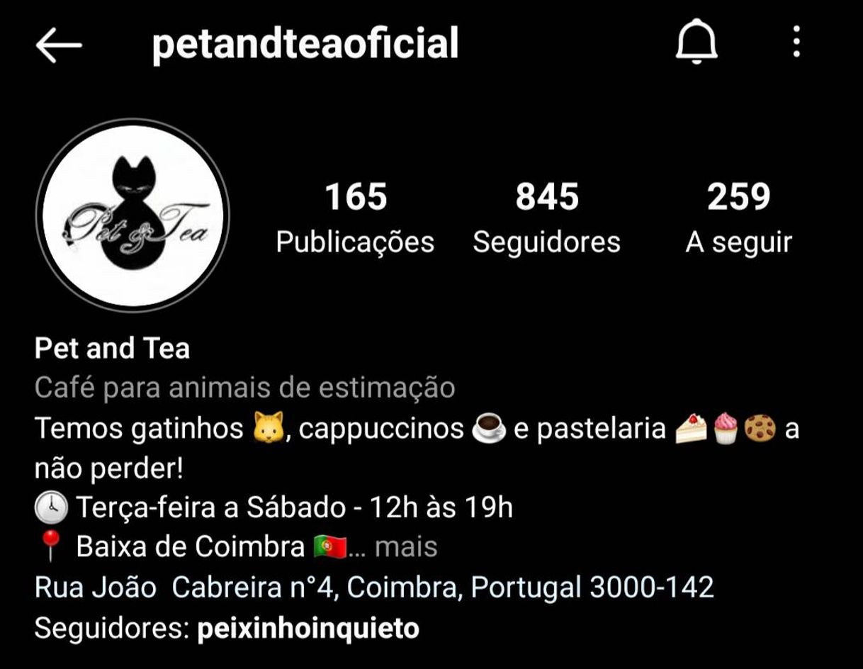 Restaurantes Pet and Tea Cat Café