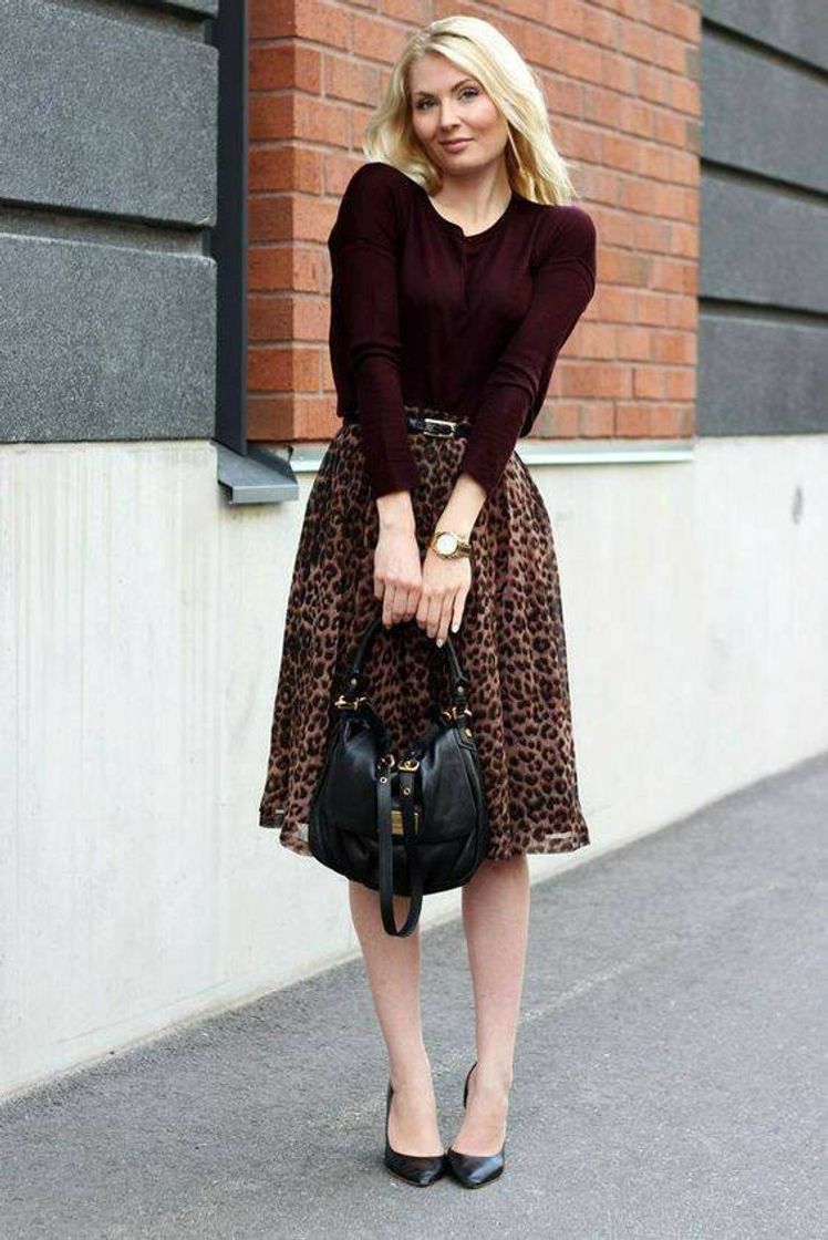 Moda Look com animal print