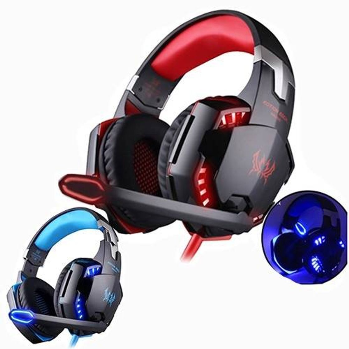 Fashion Fone De Ouvido Profissional Headset Gamer Kotion Each G2000