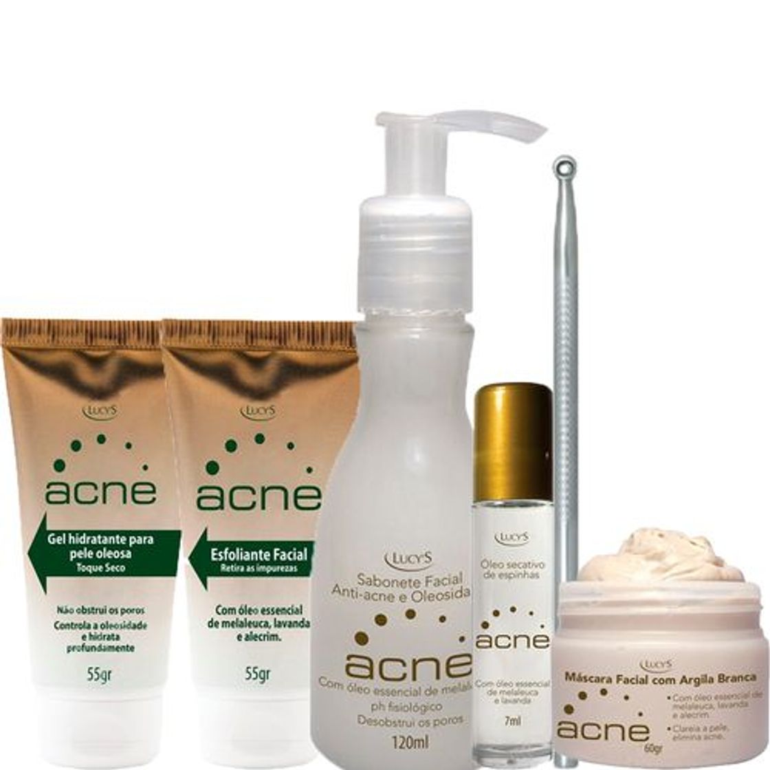 Fashion Kit Acne Espinha Lucys Completo Para Face Rosto Cravos