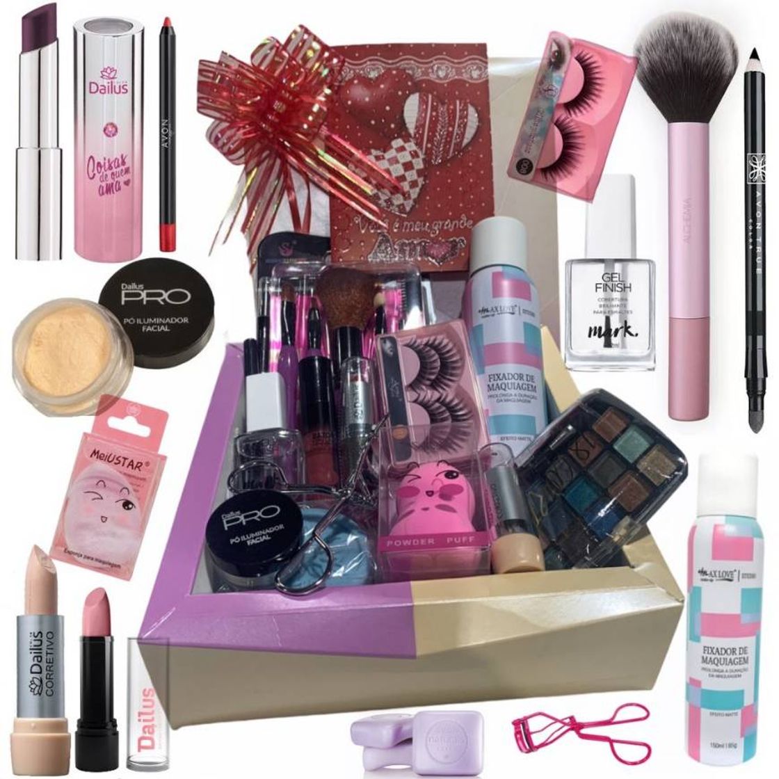 Fashion Kit  Caixa De Maquiagem Profissional Completo Avon Dailus Co