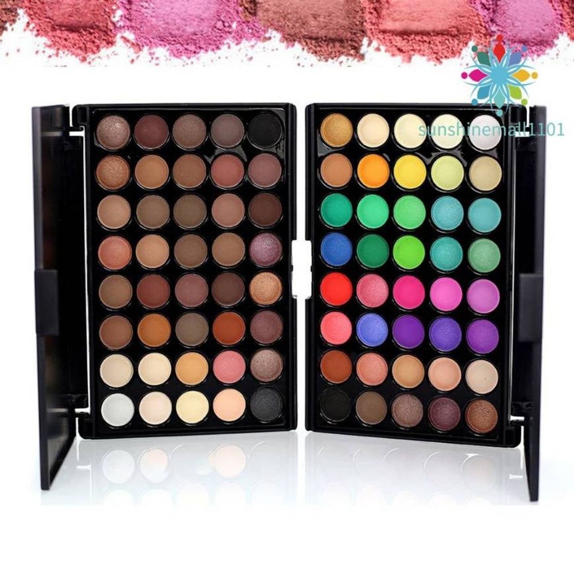 Moda Popfeel Paleta De Sombras Com 40 Cores Foscas / Cosméticos /