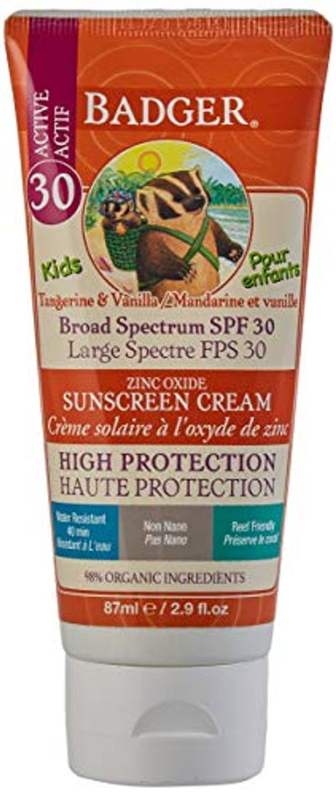 Productos Badger Sunstech creen Creams 30 Kids – Protección Solar Crema, 1er Pack