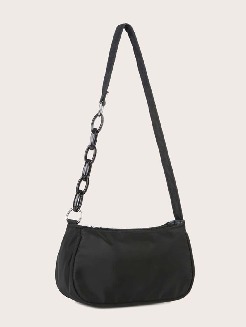 Moda Minimalist Nylon Baguette Bag