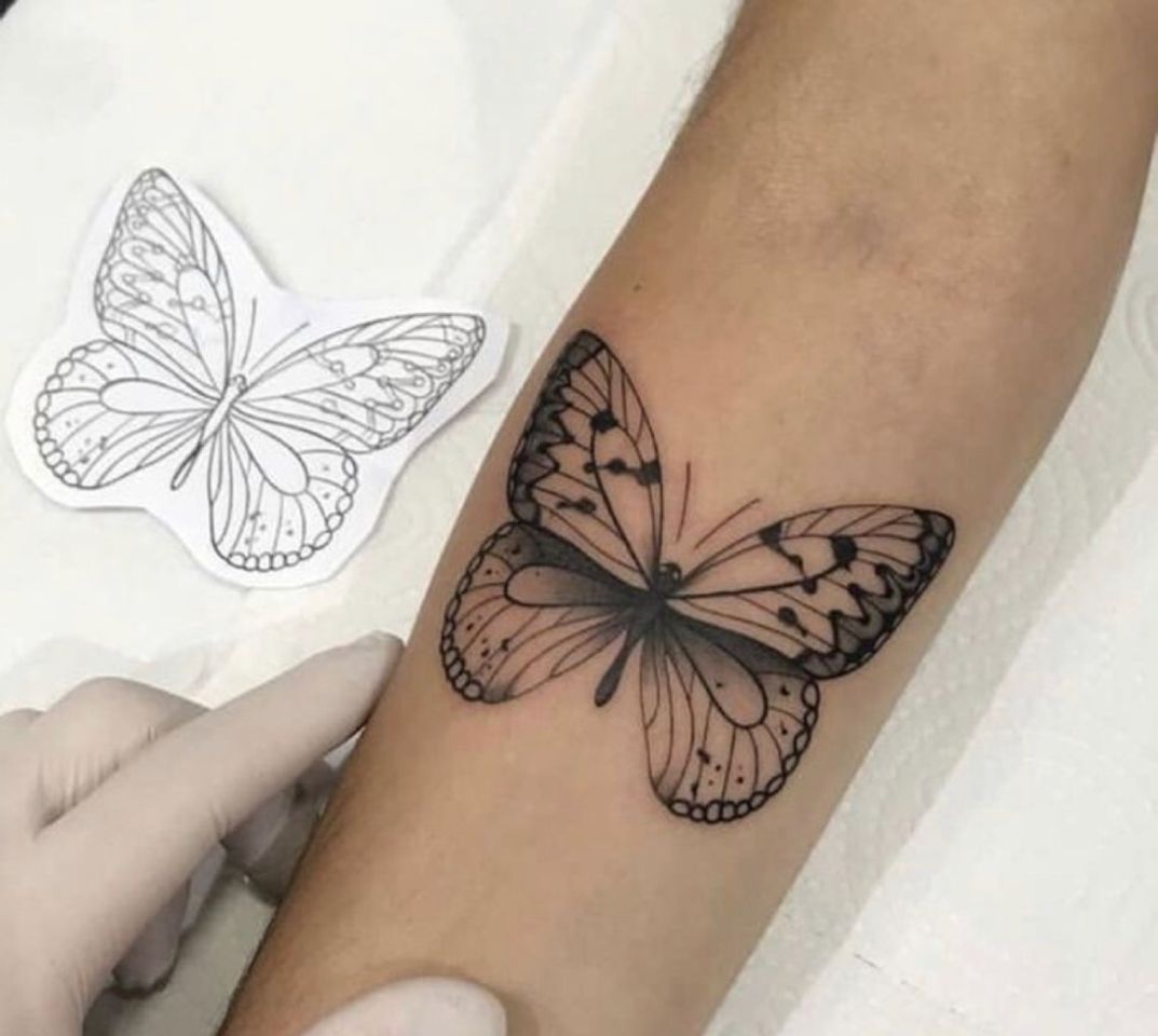 Fashion Tatuagem de borboleta 🦋