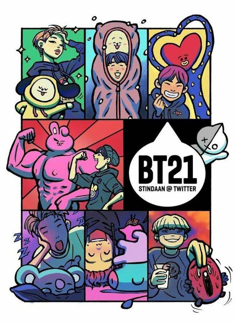 Moda P/P temática BT21