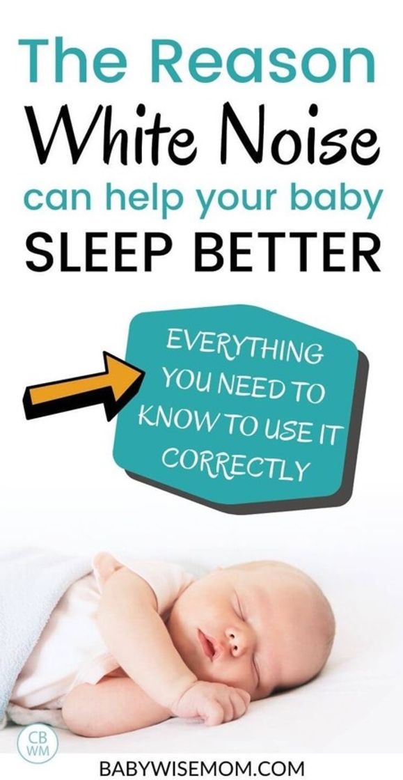 Social White noise can help your baby sleep better 
