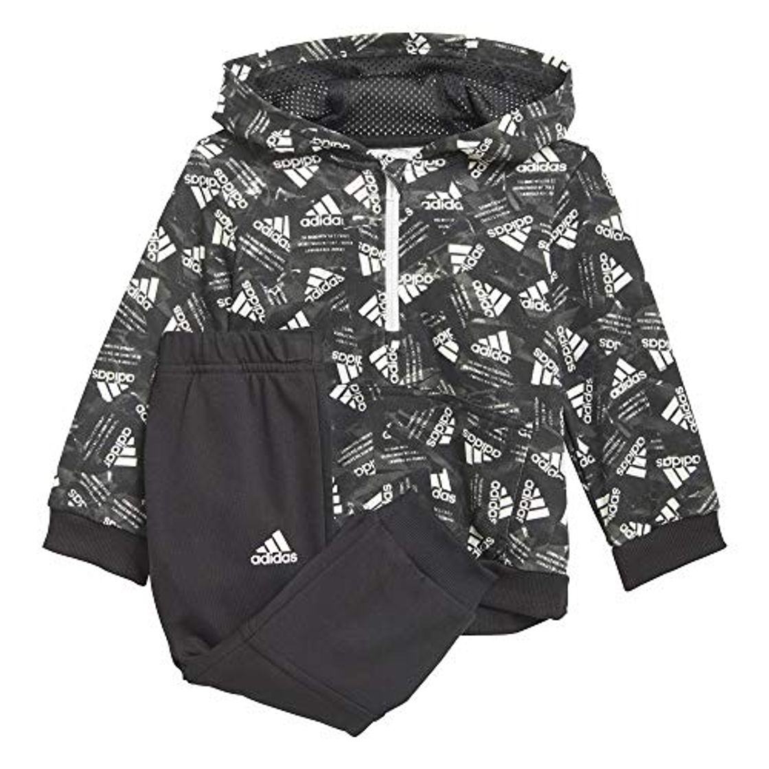 Fashion adidas I AOP Jog FT Chándal, Top:Black