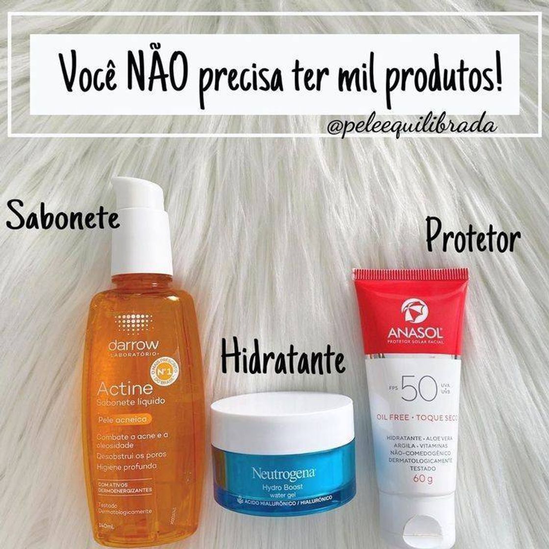 Moda Produtos básicos para skin care 