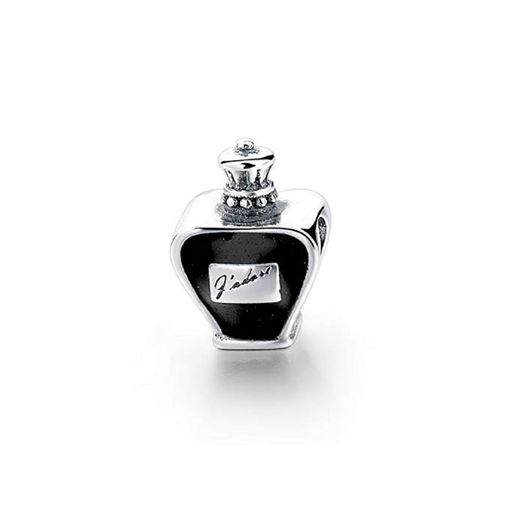 EVESCITY J'Adore - Abalorios de Plata de Ley 925 con Perfume francés