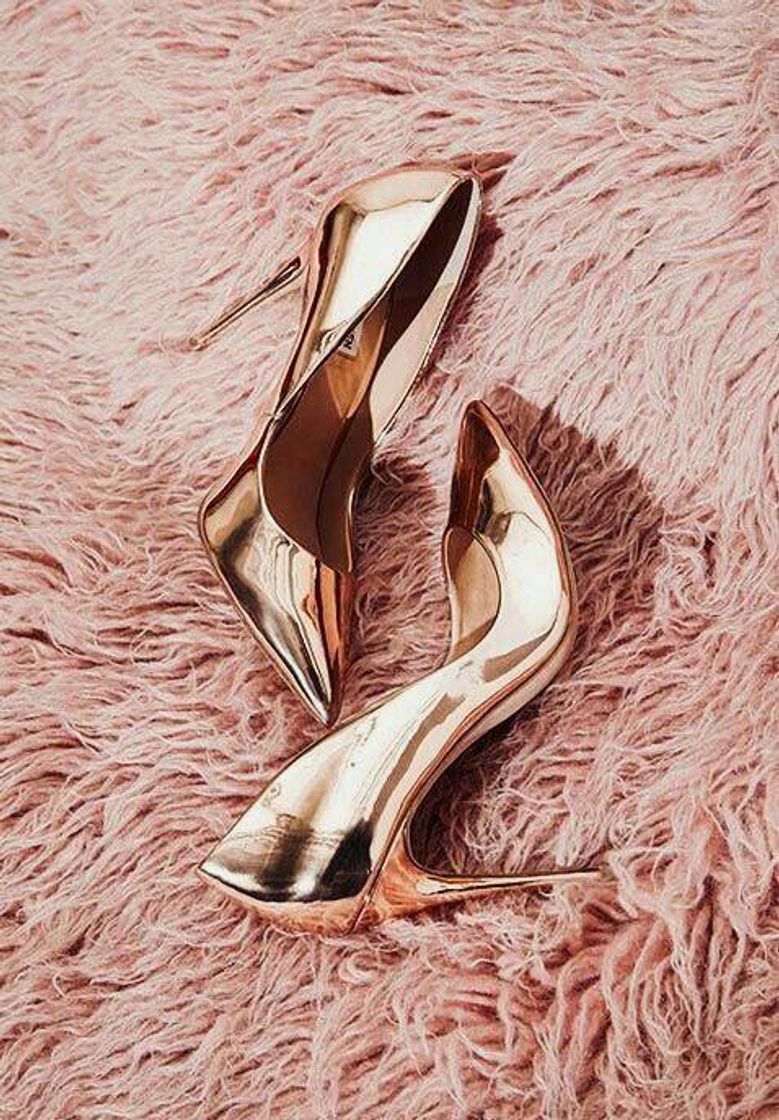 Moda Scarpin Rose gold