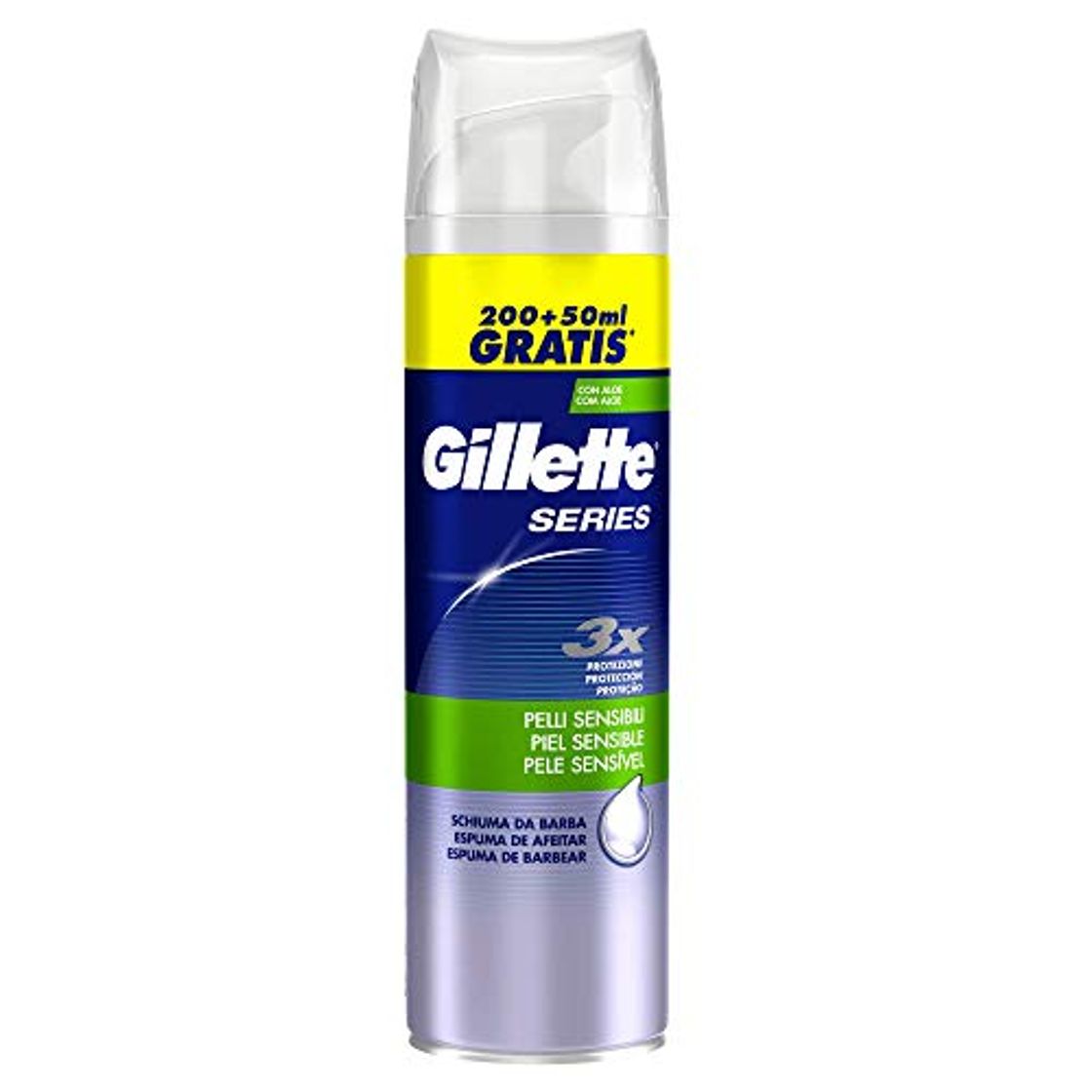 Place Gillette Series Sensitive Espuma de afeitado para hombre