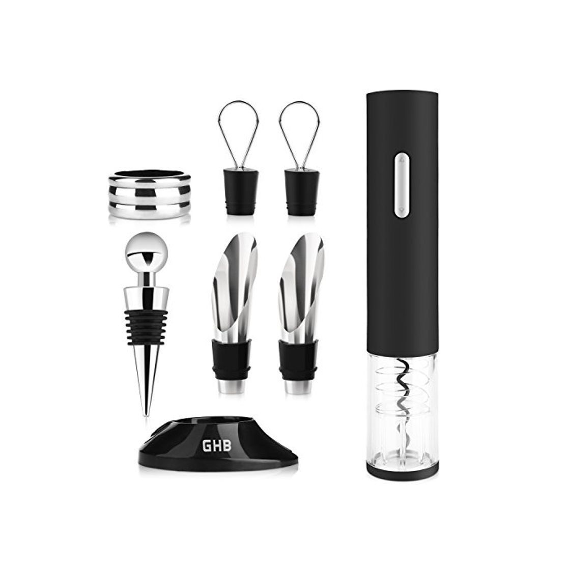 Social GHB Sacacorchos Sacacorchos Electrico Abridor de Botellas de Vino con Cortador de