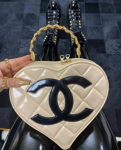 Chanel heart bag!