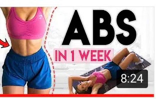 ABS em 1 semana (perder gordura da barriga) | 7 minutos