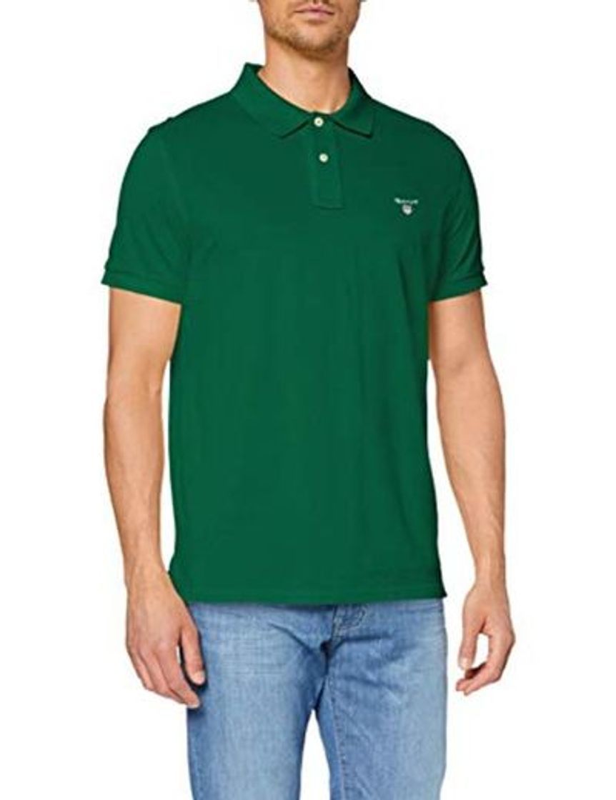 Fashion GANT The Original Pique SS Rugger Polo, Verde