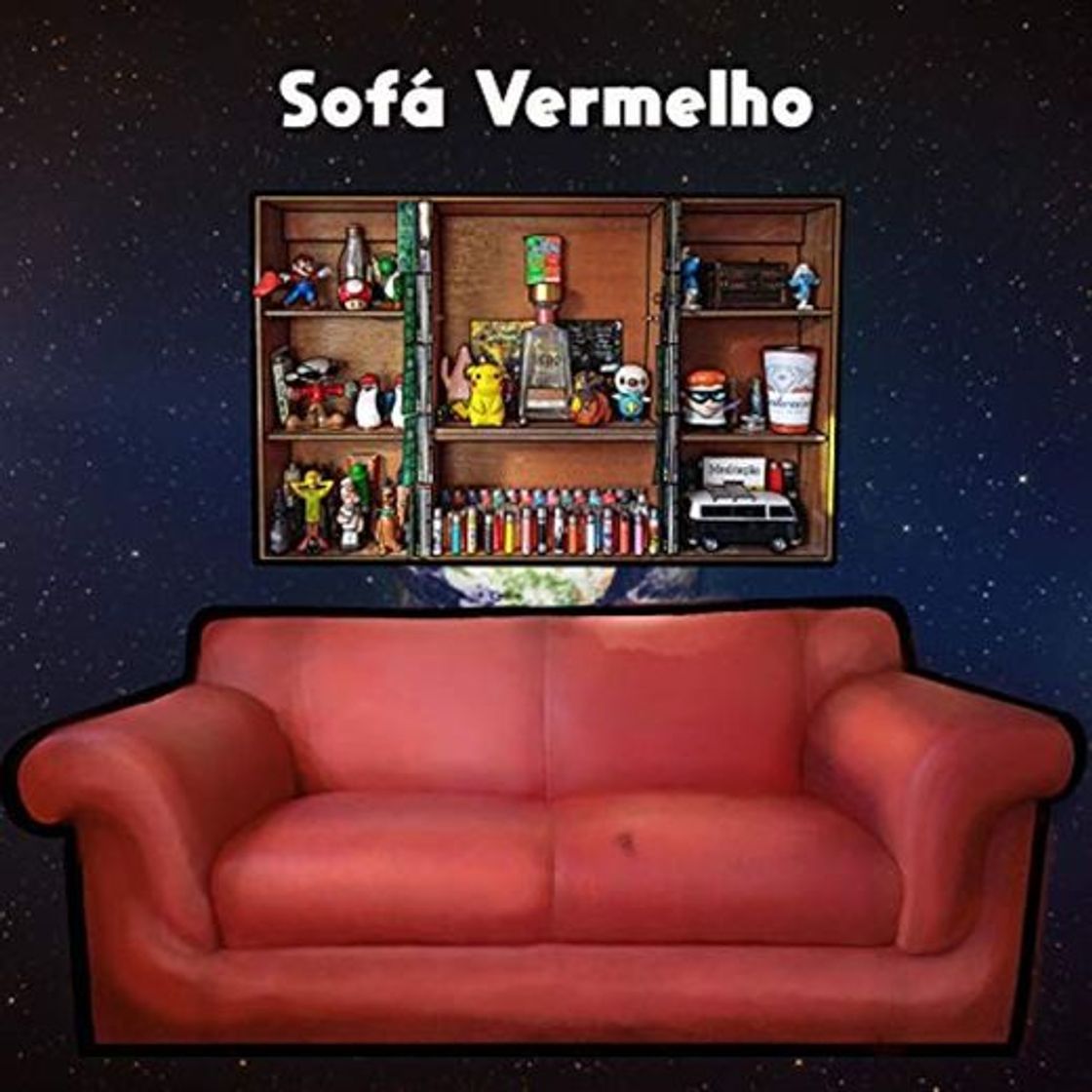 Social Sofá Vermelho