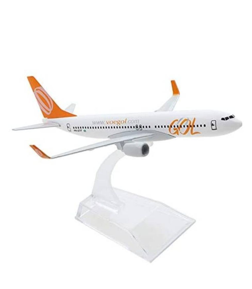 Fashion Gol - Boeing 737 - Miniatura Avião Aeronave Comercial