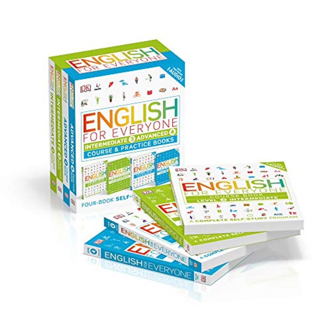 English for Everyone Slipcase: Intermediate and Advanced