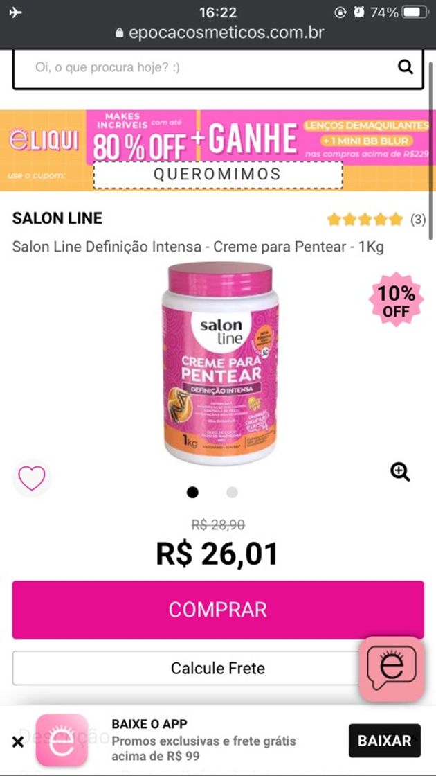 Moda Salon Line - Definição Intensa 