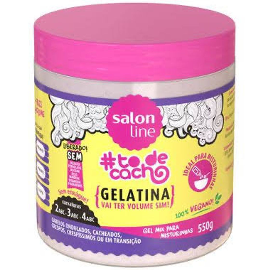 Moda Salon Line - Gelatina Vai ter volume Sim! 