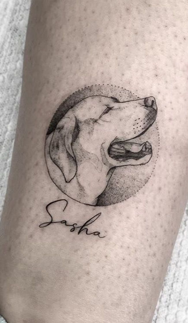 Moda Tatuagem Golden Retriever 