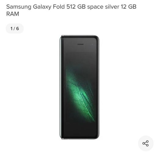 Samsung Galaxy Fold 512 GB space silver 12 GB RAM

