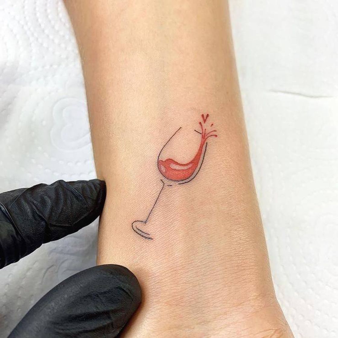 Fashion Tattoo Wine