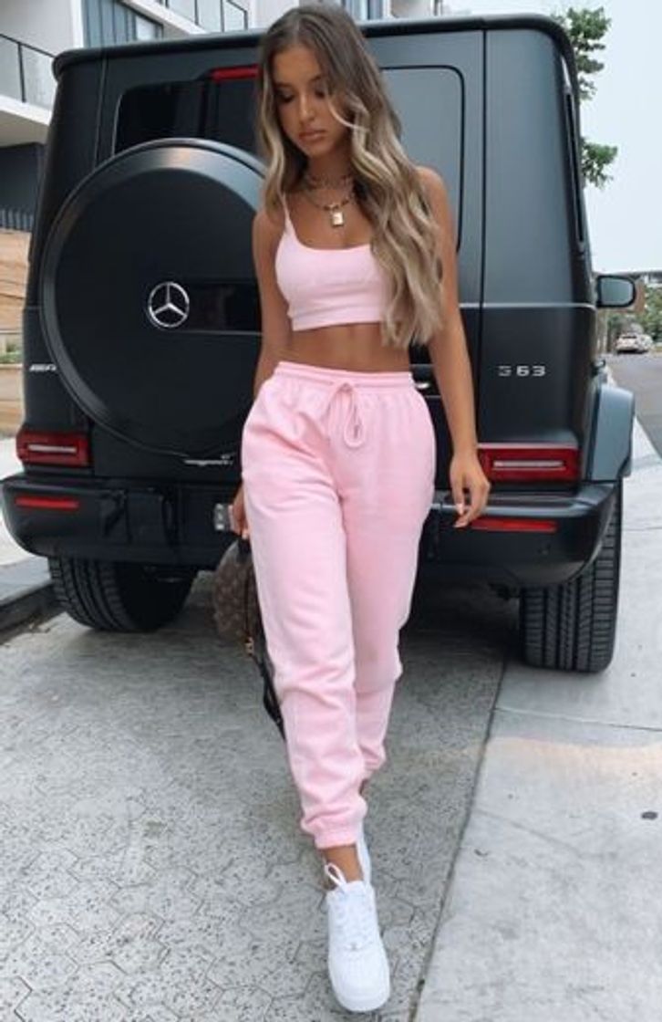 Moda Pink sweatpants🦩