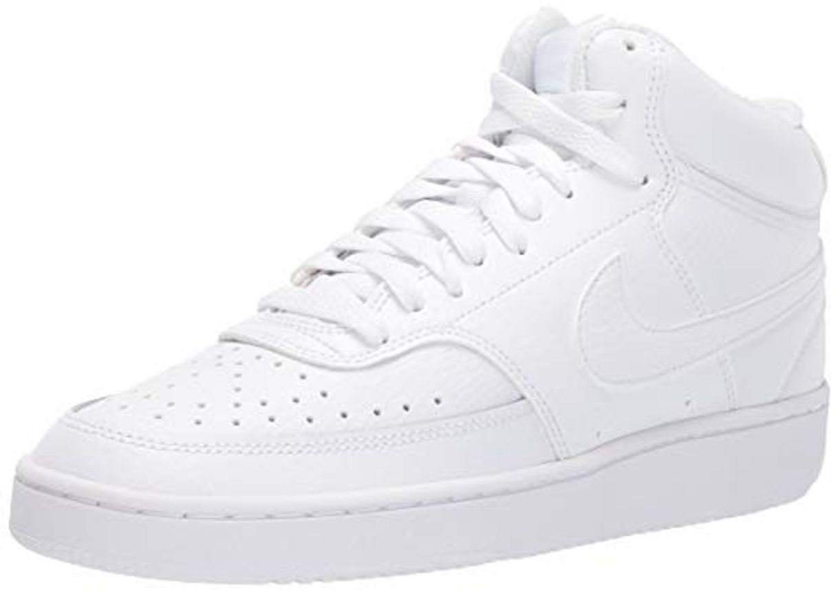 Moda Nike Wmns Court Vision Mid, Zapatillas de Deporte Mujer, Blanco