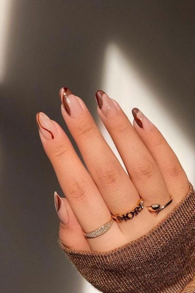 Social Brown nails 🤎