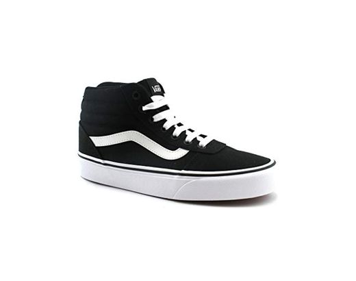 Vans Ward Hi Mujer, Zapatillas Altas, Negro