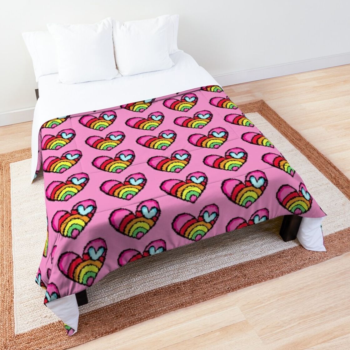 Social Rainbow Comforter