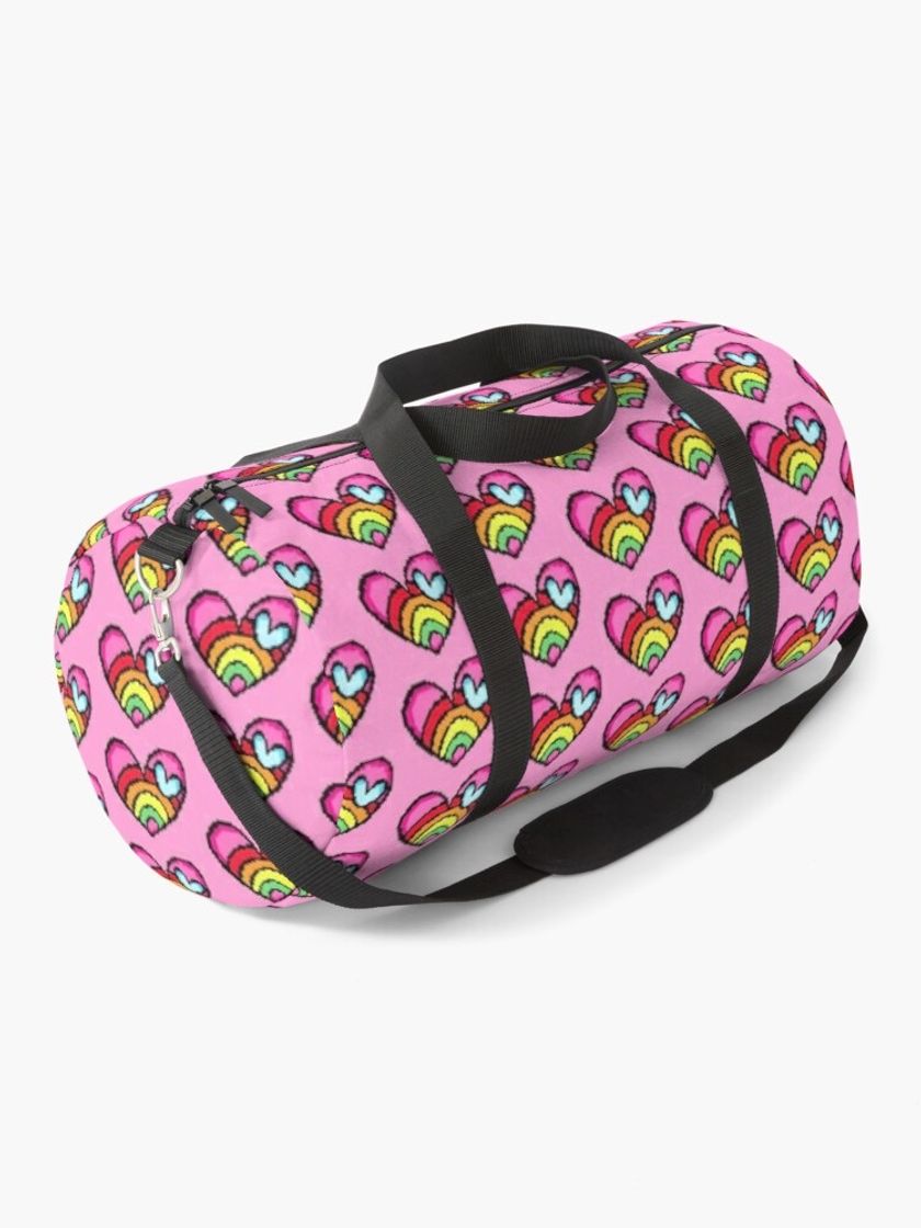 Social Rainbow Duffle Bag