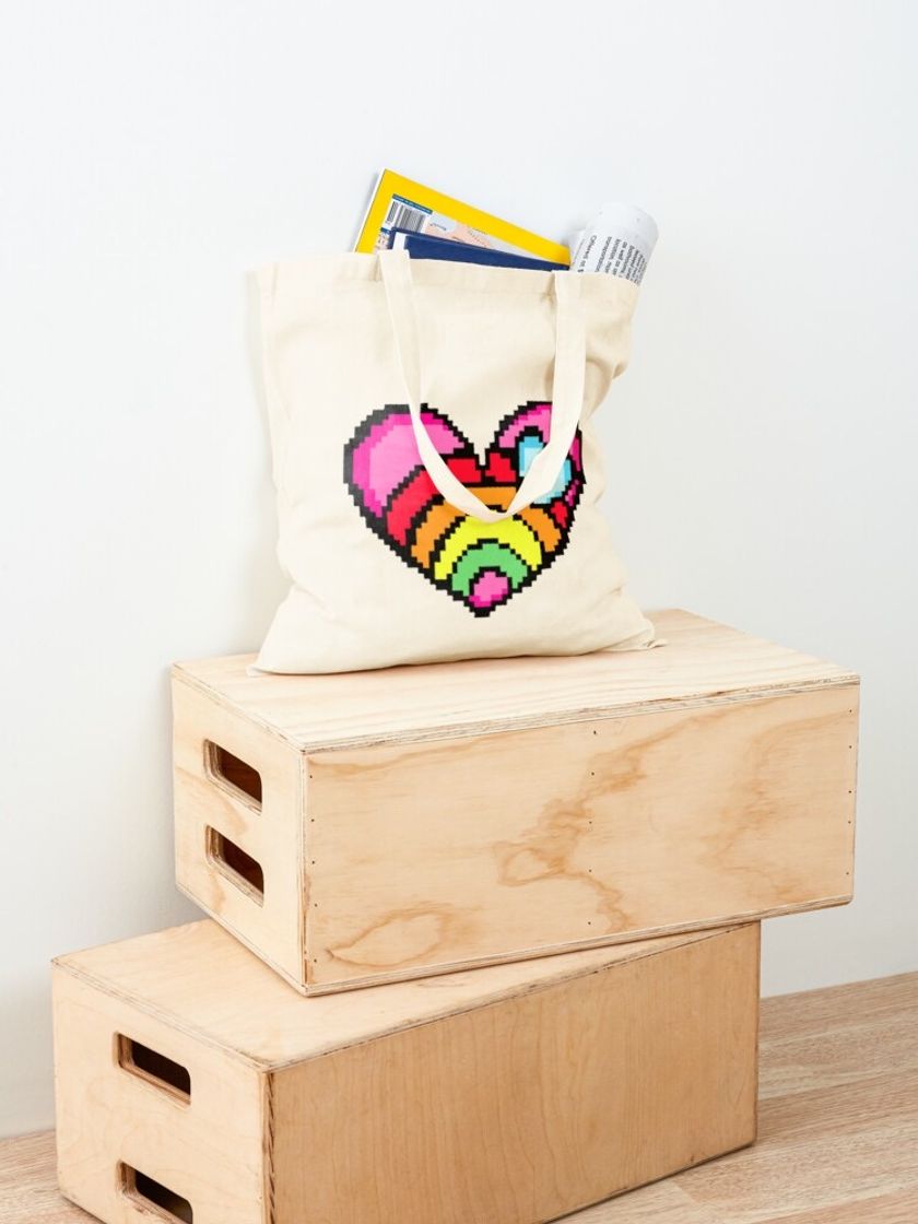 Social Rainbow Tote Bag