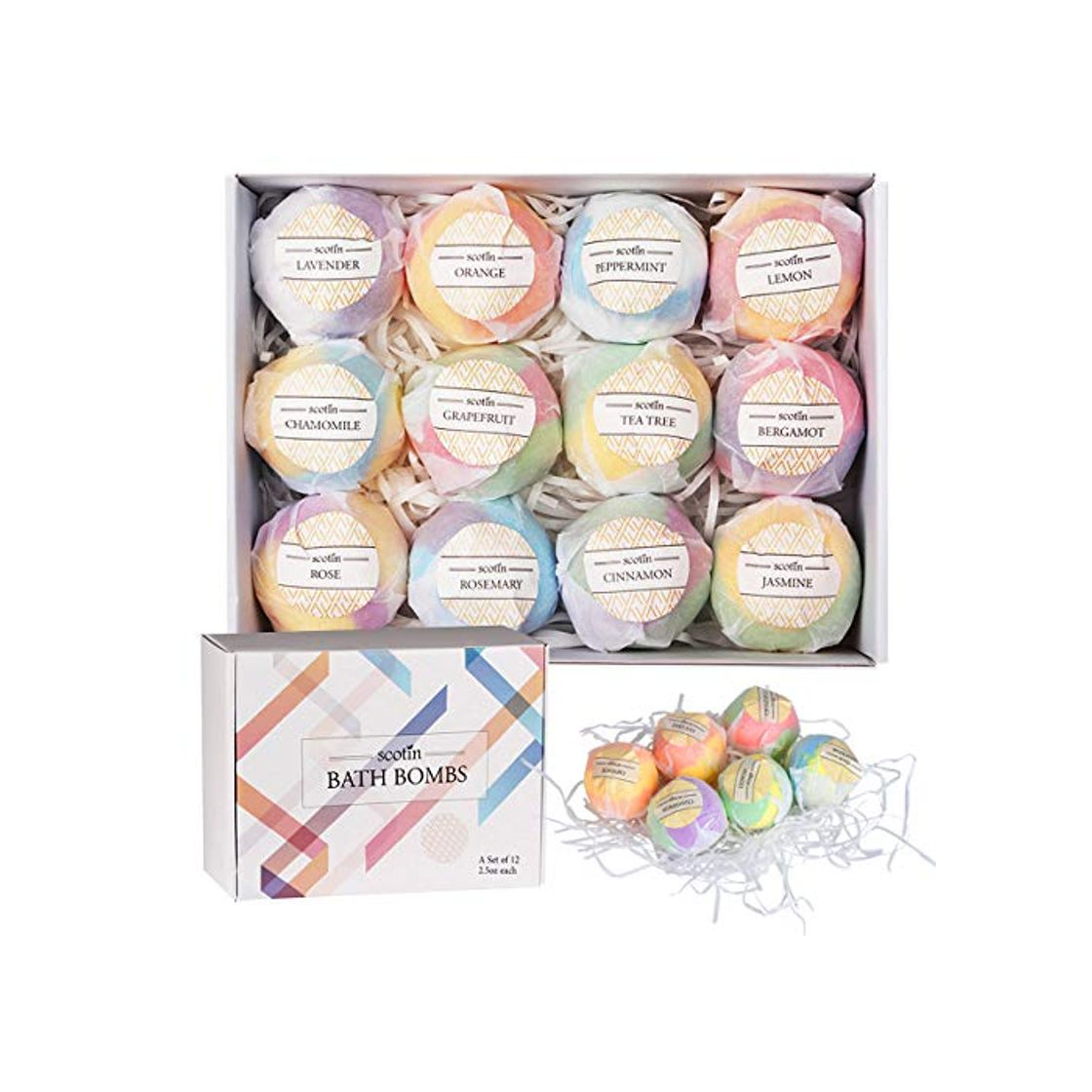 Productos Cozywind 12piezas Set de Regalo de Bomba Bombas de Baño Kit Regalo