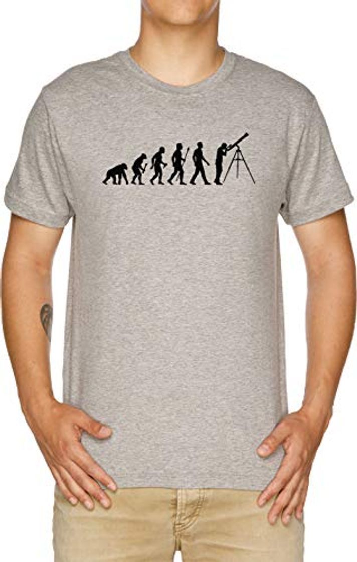 Fashion Vendax Gracioso Evolución De Astronomía Camiseta Hombre Gris