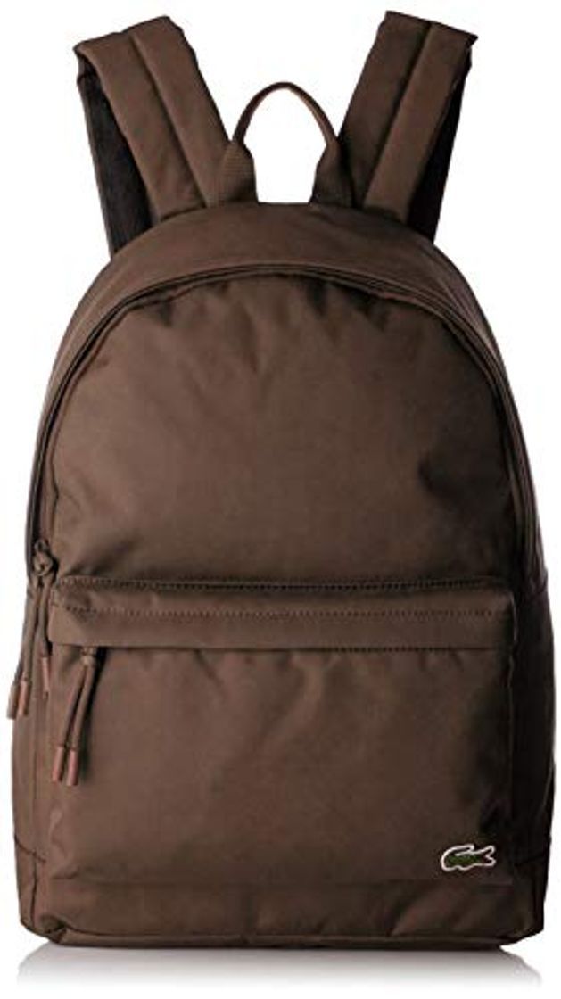 Moda Lacoste - Nh2677ne, Mochilas Hombre, Marrón