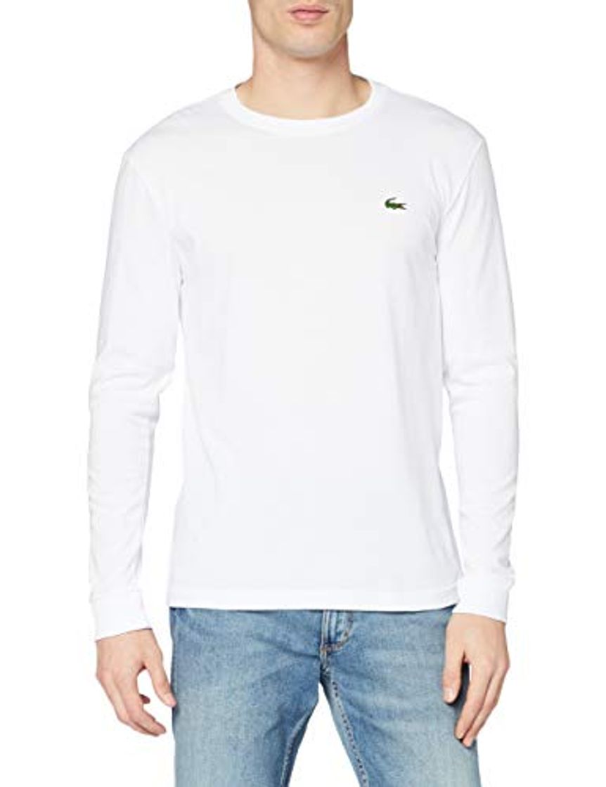 Fashion Lacoste Sport TH0123 Camiseta, Blanco