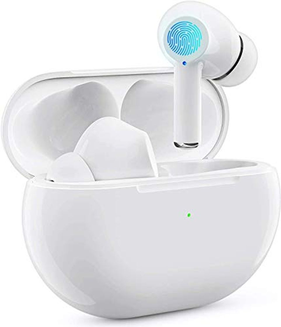 Social Auricular Bluetooth 5.1, Auricular inalámbrico, micrófono y Caja de Carga incorporados, reducción