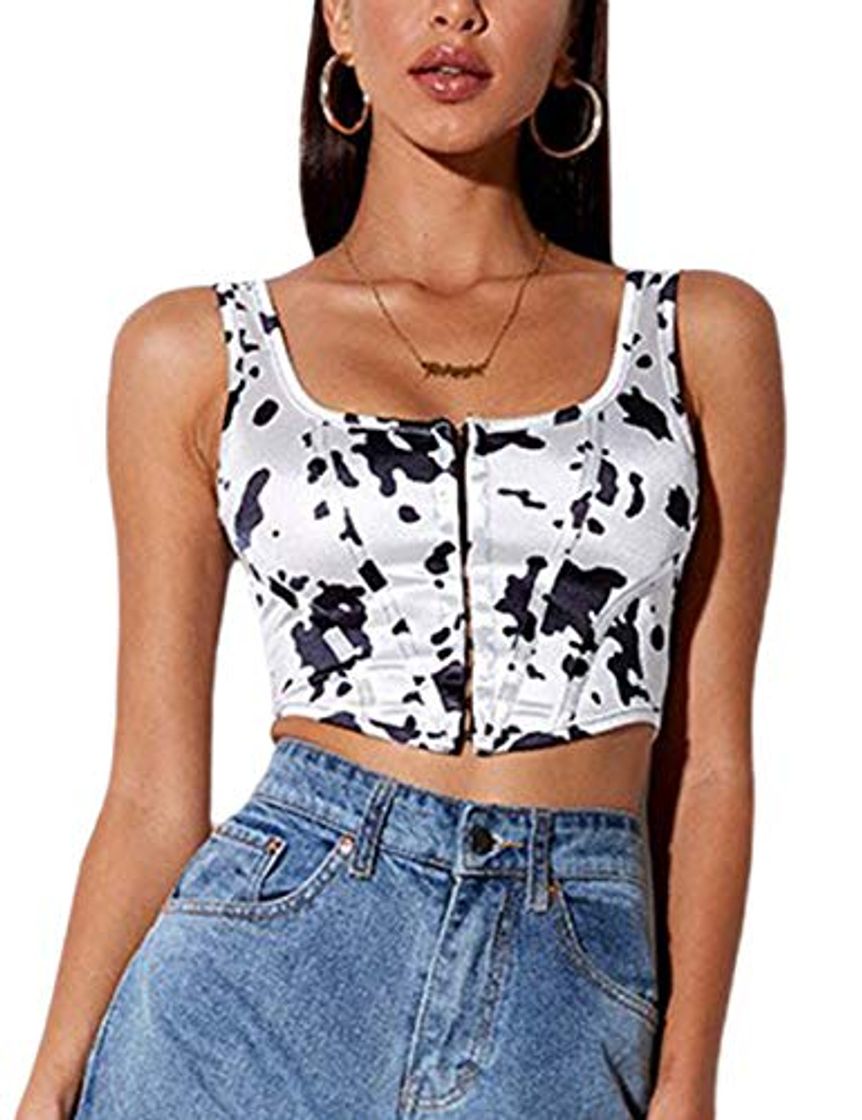 Social Mujeres Sexy Bustier Crop Top Club Party Corset Top Camisola sin Mangas