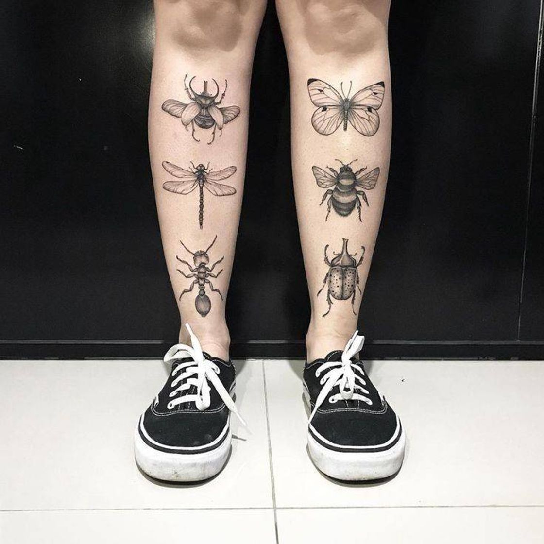 Moda Tatuagem insetos 