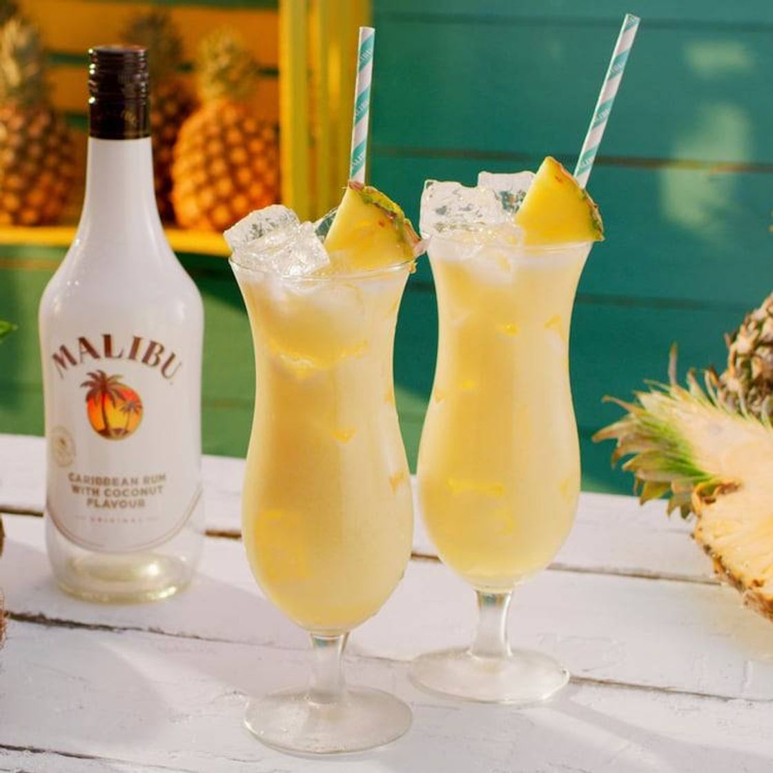 Fashion Drink com rum de Malibu 