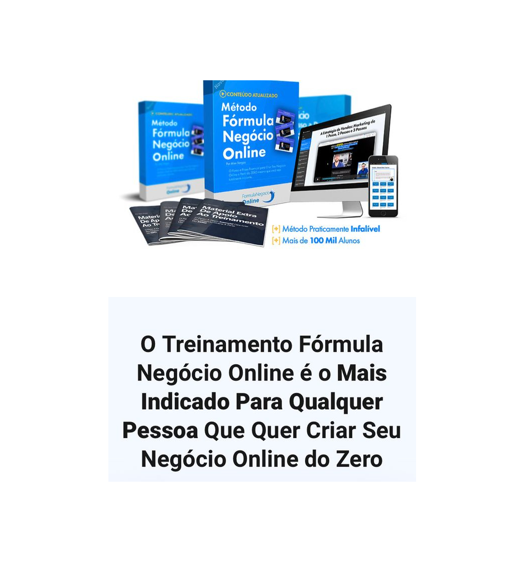 Product Negócios de Sucesso na Internet 100% do Zero