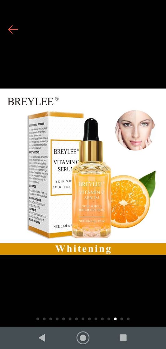 Products Sérum VITAMINA C BREYLEE